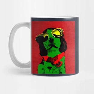 FUNNY DOG - Green Red Mug